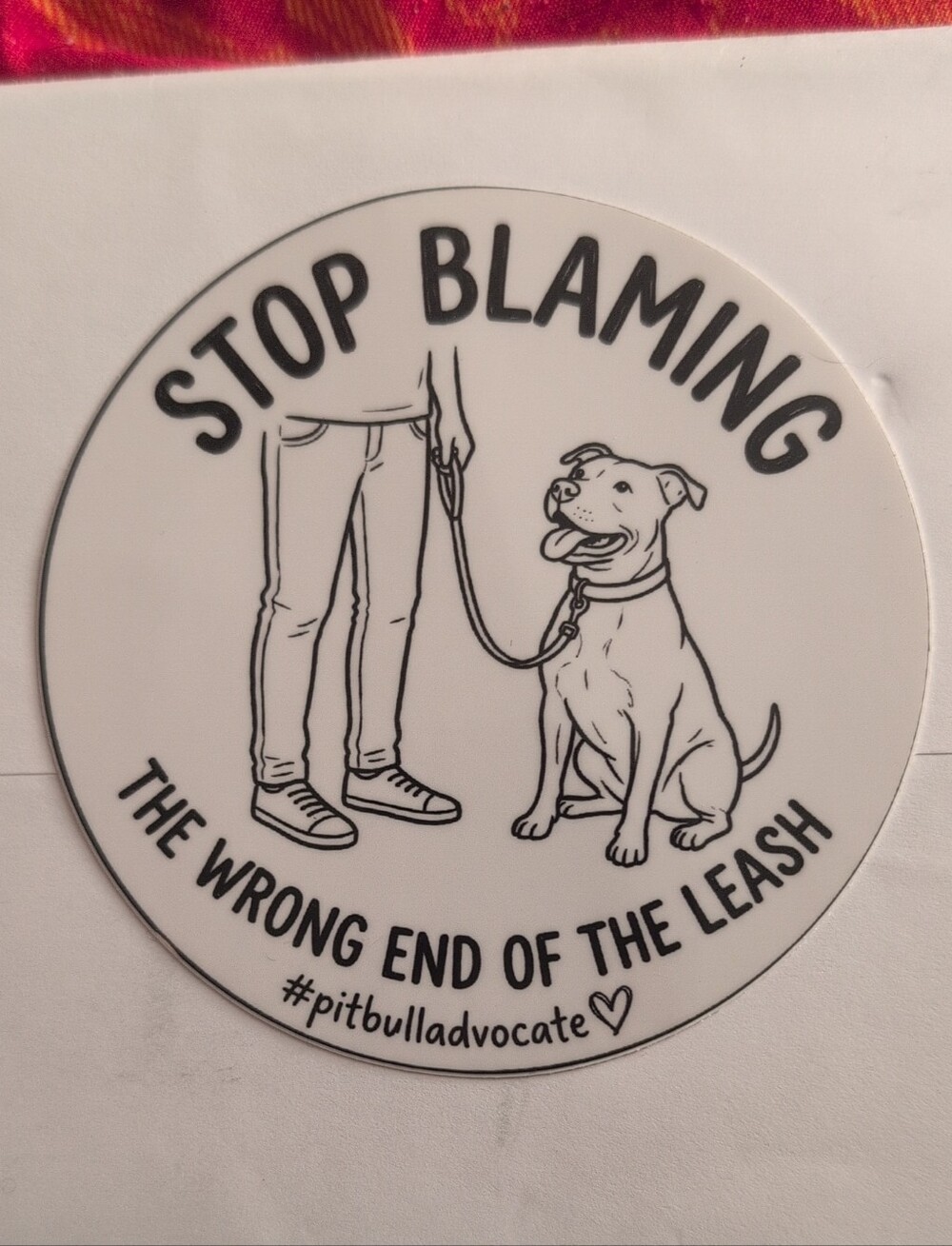 Make A Statement - Pitbull Advocate Sticker